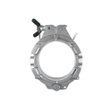 ALUMINUM COUPLER 4", ALL-IN-ONE, BOLT-ON, SPLIT WHITE GASKET