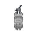 ALUMINUM COUPLER 4", ALL-IN-ONE, BOLT-ON, SPLIT WHITE GASKET