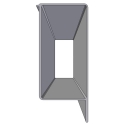 LIGHT PANEL, ALUMINUM, 101.5"