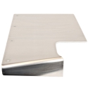 MUD FLAP BRACKET PS FLATBED, 3/16" X 27 3/8" X 16"