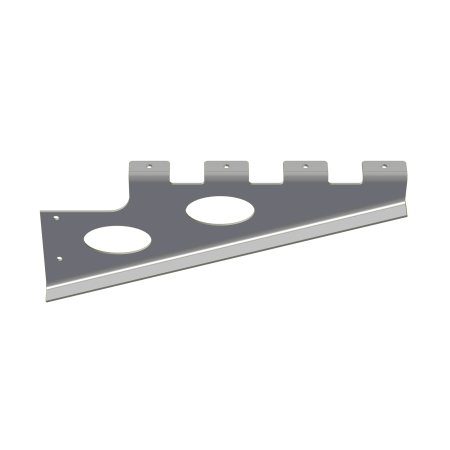 REAR FENDER BRACKET, PASSENGER SIDE MIDDLE