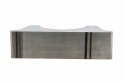 SADDLE, ALUMINUM, 3-1/4" (FOR HALF ROUNDS)