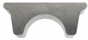 SADDLE, ALUMINUM, 3-1/4" (FOR HALF ROUNDS)