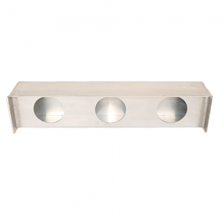 THREE HOLE LIGHT BOX, DRIVER SIDE, NO END HOLES HEIL