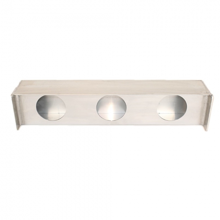 THREE HOLE LIGHT BOX, PASSENGER SIDE, NO END HOLES HEIL