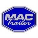 MAC LOGO, MACHINED 13" BLUE, BOLT ON