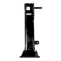 LANDING GEAR JOST 17" UL520, 8 HOLE FLANGE, BLACK POWDER COAT