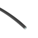 AIR TUBE, 1/2" BLACK NTA (SOLD BY THE FOOT)