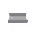 CHANNEL, AIR TANK ALUMINUM 7-1/4"