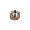 BRASS, BULKHEAD 3/8", CHASSIS STANDARD, LARGE NUT