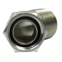 FITTING, 45 DEG. MALE SWIVEL- 1"-11.5 NPT, STAINLESS- 4K PSI