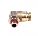 PTC ELBOW BRASS, 90° 1/2" X 1/4"