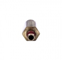 PTC STRAIGHT BRASS, 3/8" X 1/8" MALE CONNECTOR