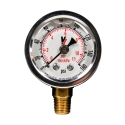 GAUGE, LIQUID FILLED BOTTOM MOUNT 1-1/2" 0-160 PSI