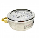 GAUGE, 4",-30/+30 PSI, 1/4 NPT BOTTOM MOUNT, LIQUID FILLED