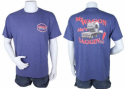 T-SHIRT WAGON VINTAGE BLUE 4X