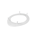 GASKET WHITE, 6" BOTTOM DROP HOPPER TEE
