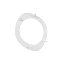 GASKET WHITE, 6" BOTTOM DROP HOPPER TEE