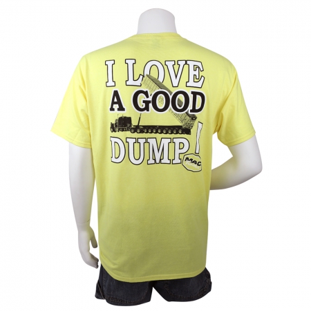 T-SHIRT "DUMP" YELLOW SMALL