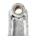 HINGE, TIPPER SMOOTH SIDE, OVERSLUNG PASSENGER SIDE, OIL LITE BUSHING USE 55002912-1 SS PIN