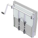 COAL DOOR ASSEMBLY 24", SMOOTH SIDE