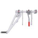 COAL DOOR HANDLE ASSEMBLY SS 14", WITH FLOW CONTROL