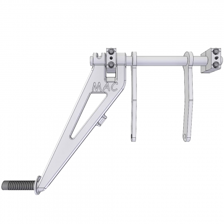 HANDLE, COAL DOOR ALUMINUM 12"