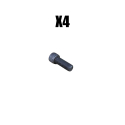 CLEVIS BRACKET W/ PIN FOR 3" BORE SIZE TIE ROD FOR AIR CYLINDER