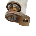 GATE LATCH ASSEMBLY, FOR MANUAL SHEET & POST MOVING FLOOR, STAINLESS W/ BRASS BUSHING