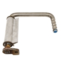 GATE LATCH ASSEMBLY, FOR MANUAL SHEET & POST MOVING FLOOR, STAINLESS W/ BRASS BUSHING