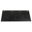 MAC TRAILER MUD FLAP, 1/2" X 24" X 11" FRONT RUBBER