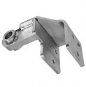 DRIVER SIDE DUMP OVERSLUNG HINGE, FABRICATED, INTERCHANGEABLE WITH 23700090 CASTING