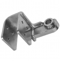 DRIVER SIDE DUMP OVERSLUNG HINGE, FABRICATED, INTERCHANGEABLE WITH 23700090 CASTING