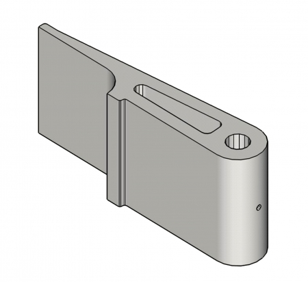 HINGE, SMOOTH SIDE POCKET, 4.5"