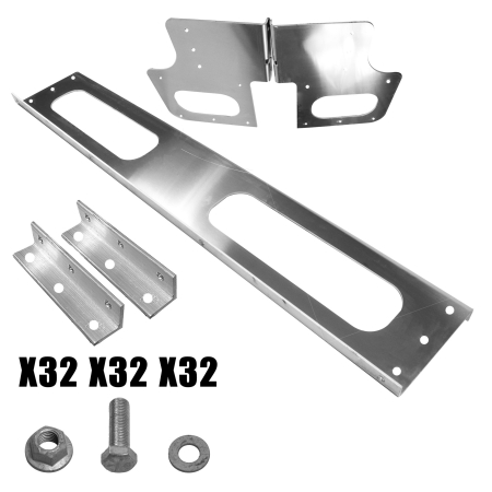 BOLT-ON TOOLBOX MOUNTING KIT/BRACKET ASSEMBLY, FLATBED, FRAME MOUNT FOR 24" X 24" X 48"