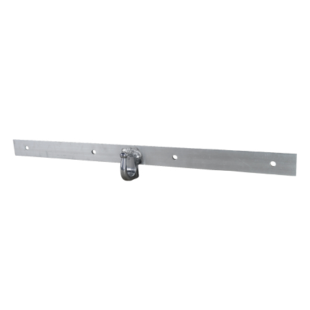 ALUMINUM MUD FLAP BRACKET ASSEMBLY STANDARD, 2" X 24" X 3/16" WITH TARP HOOK
