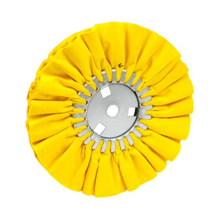 BUFFING WHEEL RENEGADE, YELLOW 9" X 3" X 5/8"