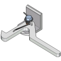 SPRING LATCH FOR 1/2 ROUND FOLD DOWN LADDER