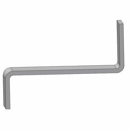 Z-BAR, GATE HINGE SUPPORT