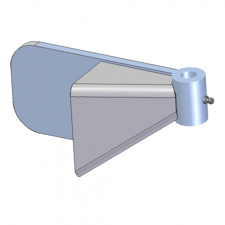 GATE HINGE ASSEMBLY, STEEL