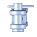 YOKE & THREAD ASSY, FLOW CONTROL