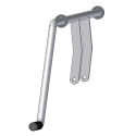 HANDLE ASSEMBLY, COAL DOOR, ST