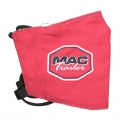 FACE COVER, RED W/ MAC LOGO