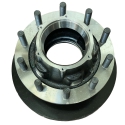 HUB & ROTOR ASSEMBLY LONG STUD (STEEL REPLACEMENT OPTION FOR PART# 26301526-2)