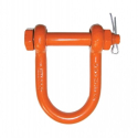 LONG REACH SHACKLE "D" 1-1/2", PAINTED 34,000#
