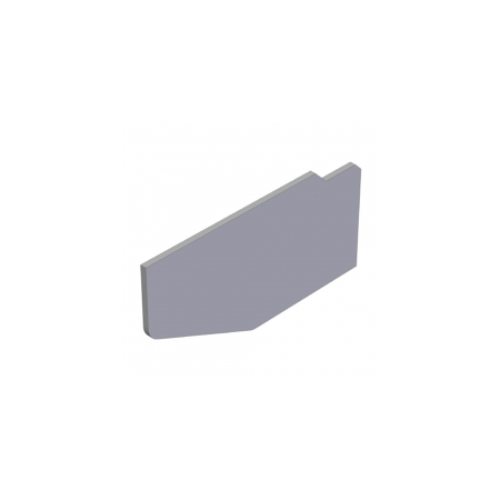 ALUMINUM GUSSET, I-BEAM NEW S.T. 3/16" X 4" X 8"