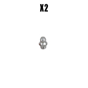 GATE LATCH MANUAL ASSEMBLY, SMOOTH SIDE MOVING FLOOR