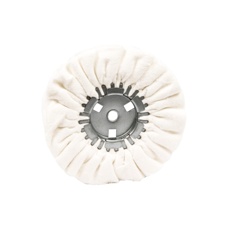 BUFFING WHEEL RENEGADE, WHITE FLANNEL 9" X 3" X 5/8"