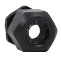 COMPRESSION FITTING 3/4", BLACK MAX DIAMETER .485" MIN DIAMETER .25"