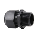 COMPRESSION FITTING 3/4", BLACK MAX DIAMETER .485" MIN DIAMETER .25"